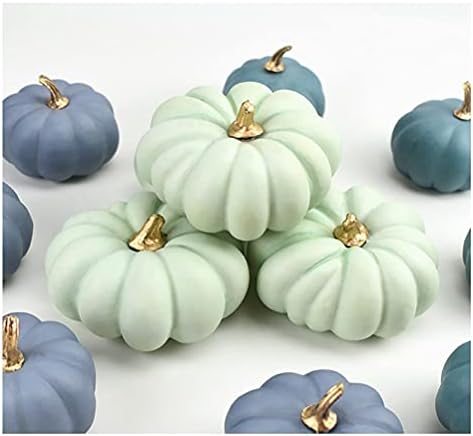 Pumpkin Decorations, 16Pcs Autumn Artificial Pumpkins Bulk Faux Harvest For Fall Wedding Thanksgiving Decor, Lifelike Pumpkin Fake Mini Foam Pumpkin Simulation Props Party Halloween Home Decor