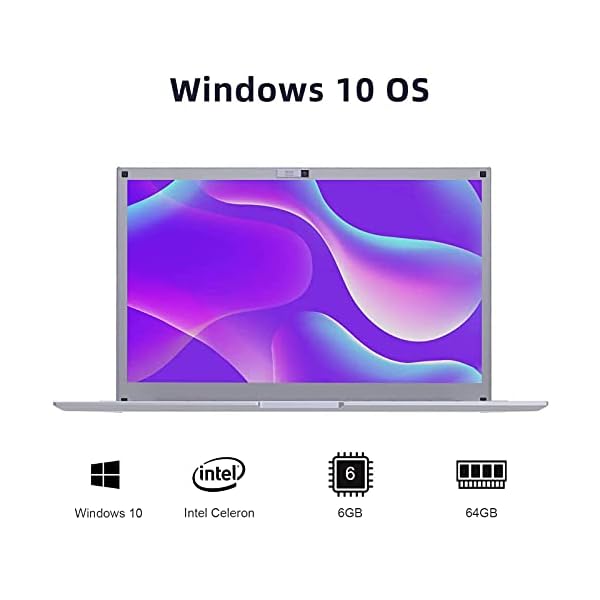 Winnovo N140 Laptop, 14 Inch Computer, Intel Celeron Processor, Windows 10 Home, 6GB RAM, 64GB ROM, HD IPS Display…