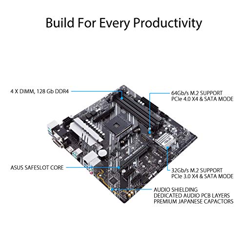 ASUS Prime B550M-A WiFi II AMD Micro ATX Motherboard with PCIe 4.0, WiFi 6, ECC Memory, HDMI 2.1, RGB Header - Image 4