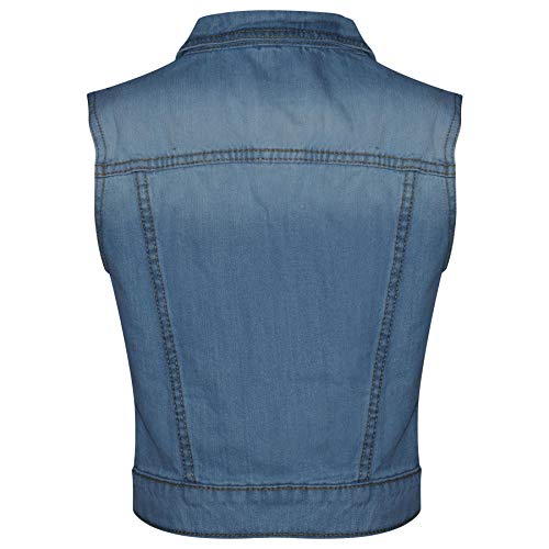 Boys Denim Jacket Fashion Jeans Gilet Faded Stylish Sleeveless School Jackets Coats Age 3-13 Years2