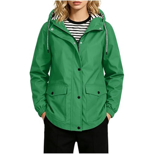 Chubasquero plegable de mujer para protegerse del viento y la lluvia