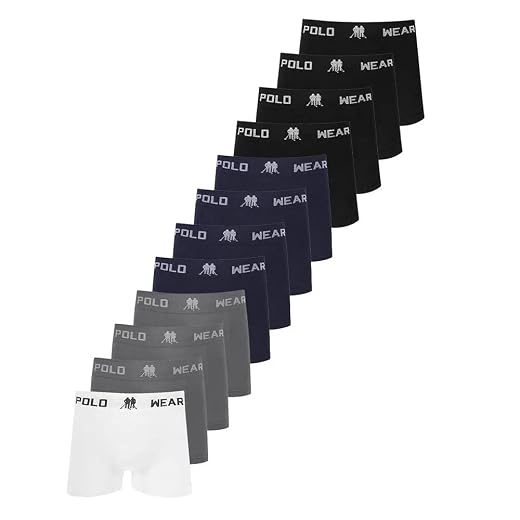 Cuecas Boxer Polo Microfibra 10 Unidades