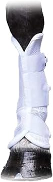 Shires Airflow Turnout Socks UV & Fly Protection with Mesh White/Cob