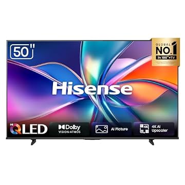 Hisense Smart TV 50" 4K Hi-QLED