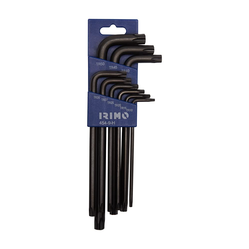 Bahco 454-9-H Clé Torx Coudée Longue Inviolable Jeu de 9 Pièces