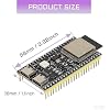3pcs ESP32-S3-DevKitC-1-N16R8 ESP32 S3 Development Board WiFi + Bluetooth MCU Module, Dual Type-C ESP32-S3-WROOM-1 Cores Microcontroller Processor Integrates Complete Wi-Fi and BLE Functions