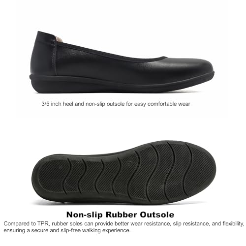 Ballet Flats Shoes for Women Dressy Casual Comfortable Lightweight Dress Shoes for Women Slip On Women's Flats Work Office4