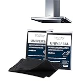 Today 2 Universal-Aktivkohlefilter für Dunstabzugshauben, 40 x 80 cm, zuschneidbar, geruchshemmend, fett- & feuchtigkeitsabweisend, Doppelpack, hergestellt in Italien