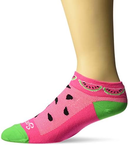 SockGuy Unisex-Adults Watermelon, Pink, S/M image 2