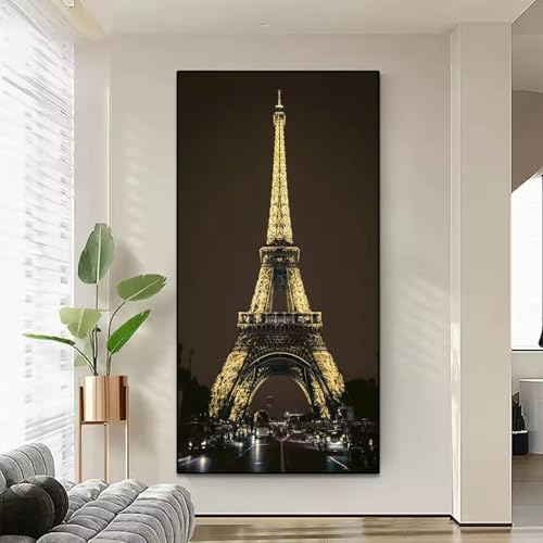 Impression sur toile Tour Eiffel HD grand format pour décoration murale - 2