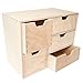 Creative Deco Pequeña Cajonera Madera | 5 Cajones | 36 x 20...