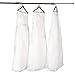 QEES Waterproof Clear Wedding Dress Garment Bag Long Dress Dust Bag Soft, 1 PCS Breathable, Durable Moistureproof Wedding Gown Travel & Storage Garment Bag YFZ14 (23" 11.8" 71")
