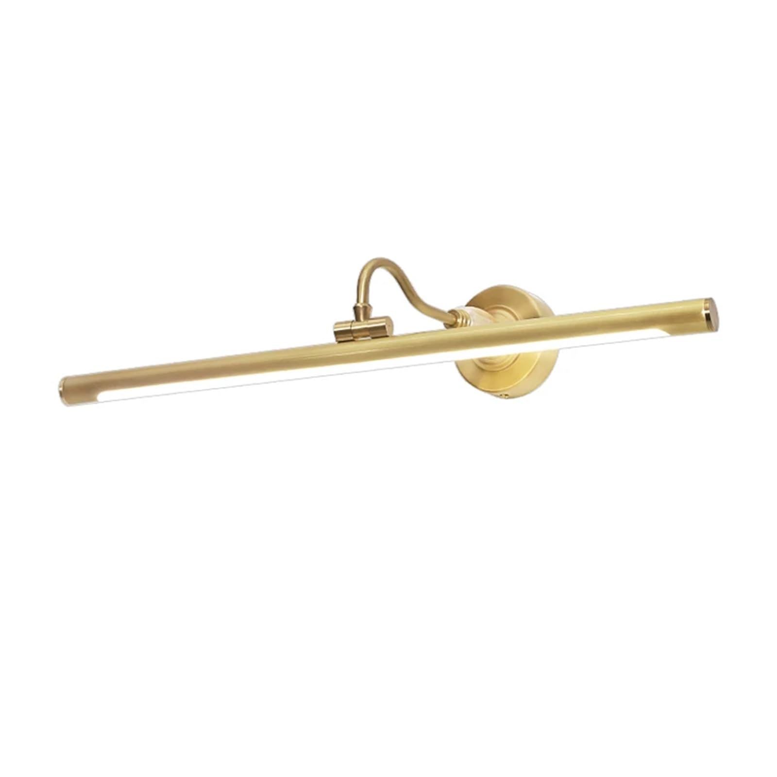 Applique da parete vintage in rame e giada, a LED, for la casa, for il bagno, la camera da letto, lo specchio del trucco, la lampada da esposizione, 8 W, 43 cm(Vintage Copper)