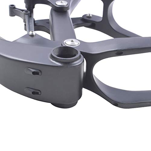 Tideace Full Twinloc Suspension Xc Carbon Mountain Bike Frame Disc 29Er Mtb Carbon 29Er/27.5Er Plus Boost Suspension Frame (Black Matte, 29Er 21Inch) #TOP2