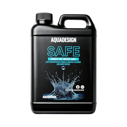 AquaDesign SAFE 2500ML Aquarium Tap Water Conditioner Dechlorinator TREATS 62 500 ltrs