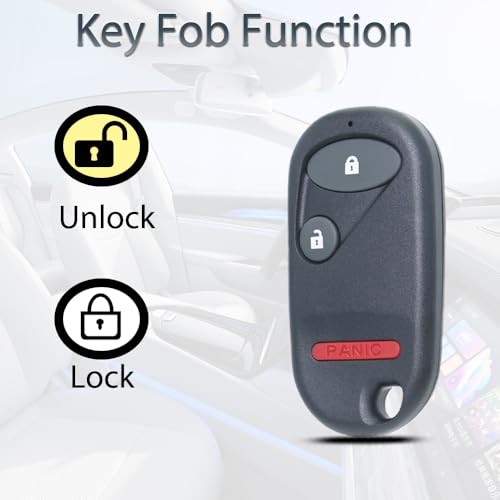 SUPALAND Key Fob Keyless Entry Fits for Honda Element 2004 2005 2006 2007 2008 2009 2010 2011 / 2002-2005 Honda Civic (Sl Trim only) CR-V Remote Control Replacement OUCG8D-344H-A 72147-S5T-A01 by SUPALAND - Image 7