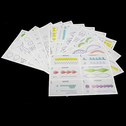 23 Sheet Cake Decorating Practice Board Icing Drawing Paper Sugarcraft Mould (As A4 paper) - Image 5