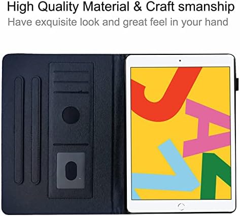 Billionn Case for iPad 9/8/7 (10.2-Inch, 2021/2020/2019 Model, 9th/8th/7th Generation), with Auto Sleep/Wake and Screen Protector, Premium PU Leather Smart Cover, DON'T TOUCH MY PAD