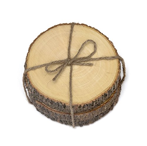 Lipper International Acacia Tree Bark Coasters, Set Of 4 #TOP1