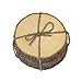 Lipper International Acacia Tree Bark Coasters, Set of 4