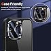 UniqueMe [3 Pack for iPhone 13 Pro/iPhone 13 Pro Max Camera Lens Protector, Tempered Glass [Case Friendly][New version][Scratch-Resistant][Easy Installation] - Clear
