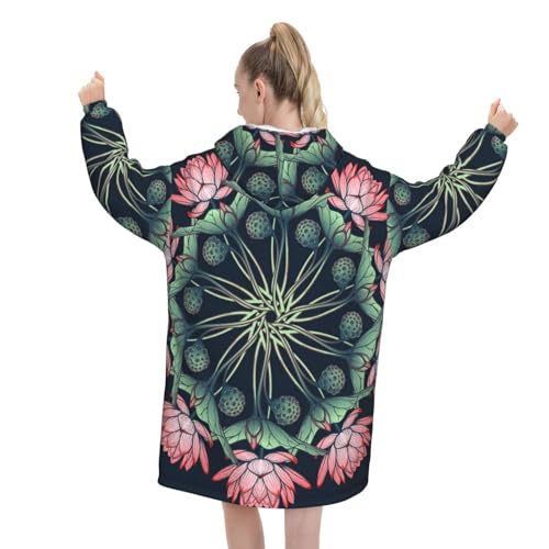 Couverture à capuche surdimensionnée pour soirées cocooning
