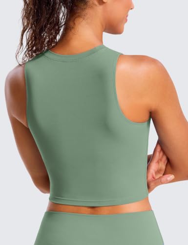 Image of Natural Feelings Nudi Sports Bras for Women Removable Padded Yoga Tank Tops Sleeveless Fitness Workout Crop Tops