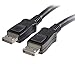 StarTech.com DisplayPort Cable - 1 ft - with Latches - Short DP Cable - 4K DisplayPort to DisplayPort Cable - DisplayPort 1.2 Cable