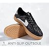 LUCKY STEP Women's Glitter Sneakers Fashion Retro Casual Sparkly Bling Shiny Dressy Bedazzled Bridal Wedding Anti Slip Walking Shoes