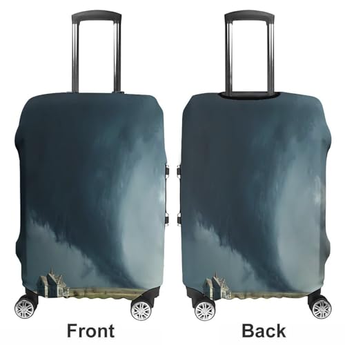 Tornado Funny Travel Luggage Cover Baggage Suitcase Cover Protector Skins 19-32 Inch3