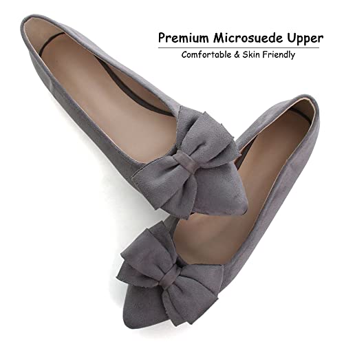 Image of Dear Time Women's Ballet Flats Dress Ballet Shoes Slip on for Office Work Comfortable Shoes