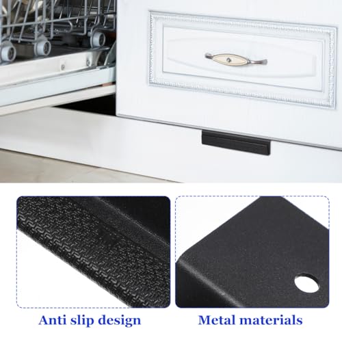 Image of PRETYZOOM Foot Pull Cabinet Handle Carbon Steel Hidden Toe Pull for Kitchen Trash Drawer Hands-Free Easy Installation