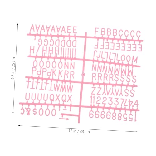 BCOATH Plastic Letters Set for Felt Message Boards