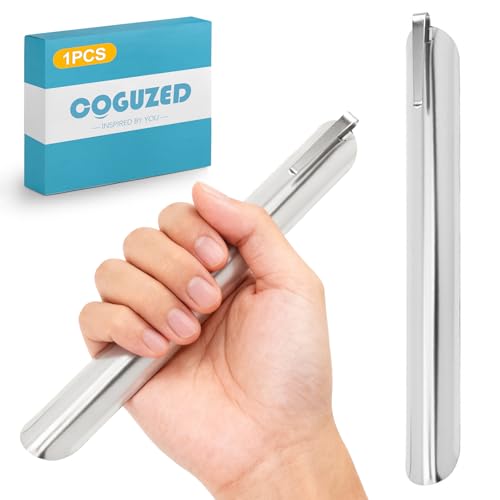 CoguZed 1-Pack Single Pack Stainless Steel Table Crumb Sweeper & Scraper – Rust-Resistant Professional Crumb Catcher for Servers, Tablecloth Cleaning Tool
