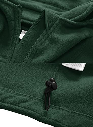 EKLENTSON Men's Military Fleece Jackets Zip Up Hoodies Windbreakers Warm Hiking Camping Hunting Tactical Winter Coats with 6 Zip Pockets - Image 4