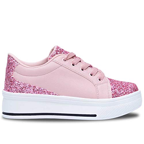Tênis Infantil Feminino Menina Casual 11.45 (32, Rosa)