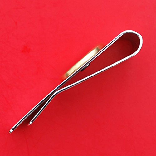 US 1950 Lincoln Small Cent BU Uncirculated Coin Stainless Steel Gold Silver Two Tone Money Clip NEW - Lucky Penny3