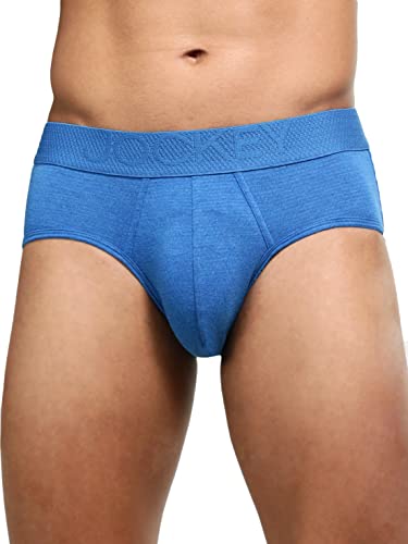 Image of Jockey LM05 Men Bamboo Cotton Elastane Stretch Breathable Mesh Brief with StayDry Treatment