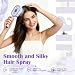2026 New Electric Steam Brush - Rechargeable Steam Hair Straightener with Spray, Hair Steamer Straightener for Everyday Travel, for Thick Curly Wavy Straight Styles At Home, Reduce Frizz (Purple)