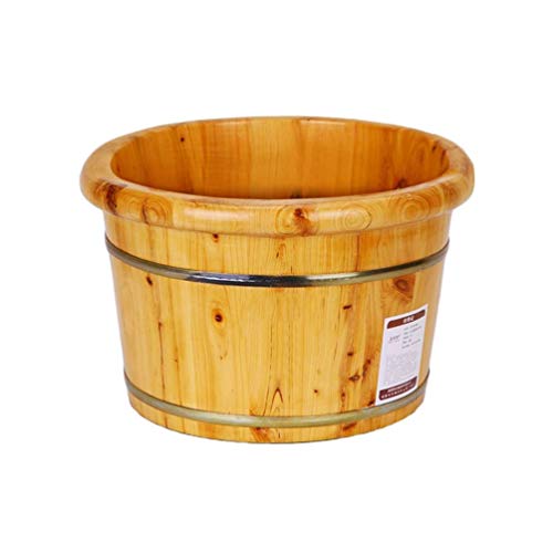 Spa de pies en barril de madera para pedicura