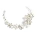 Tinksky Women's Wedding Bridal Crystal Rhinestones Pearls Decor Hair Band Headband Tiara Headdress