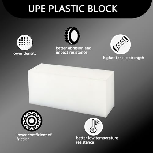 Bloques HDPE Rectangulares 2"x6"x3" 2 Piezas miniatura 4