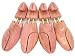 Luxinton 'Luka' Men's Twin Tubed Cedar Shoe Tree with Hooked Heel 2-pack (for 2 pairs of shoes) (EU 44-45 / Large / 11-12 US)