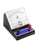 QWORK Galvanometer, Dual Range +/-50-0-50µA, DC Moving Coil Ammeter, 1 Pack