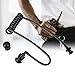 1 x Tubo di ricambio per cuffie radio – Motorola TLKR Radio Auricolare 1-Pin Cuffie Microfono Kit Bodyguard per Motorola TLKR Talkie Walkie Radio(Nero)