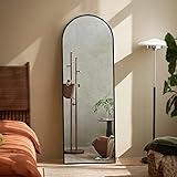 【Multi-Funktional】Dieser Ganzkörperspiegel in einem schlichtem, modernen Design passt perfekt in Ihr Zuhause, Wohnzimmer, Schlafzimmer, Eingangsbereich, Ankleideraum und Badezimmer.