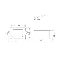 Vista 4 de Mall - Módulo de fuente de alimentación de convertidor DC-DC en miniatura impermeable de 12V a 9V 1.7A