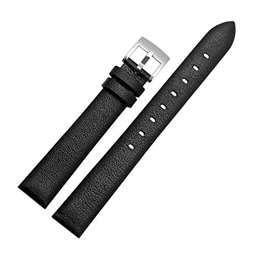 Véritable Bracelet en Cuir Femmes 12mm/13mm/14mm/16mm Montre Ceinture de Remplacement Ardillon Bracelet, 13mm Cover