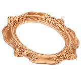DISEÑO DELICADO: el diseño de lujo con color dorado brillante impresiona a las personas con la escena de la época dorada. También es un marco para exhibir joyas.