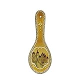 Decorative Ceramic Kitchen Spoon Rest by E.H.G | Deluxe German Village Scene